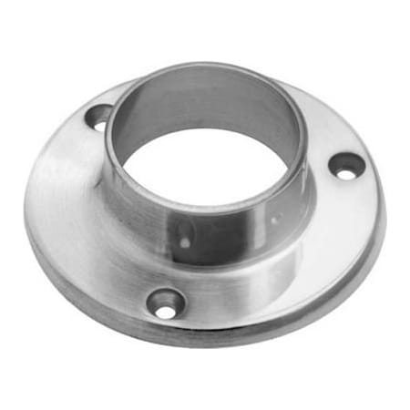 Lavi Industries Lavi Industries, Flange, Wall, for 2" Tubing, Satin Stainless Steel 49-530/2